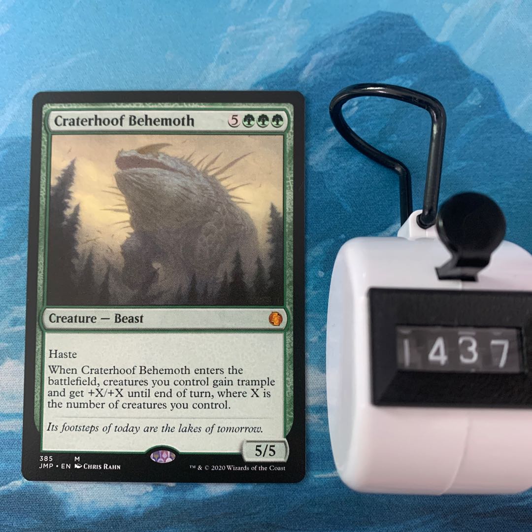 MTG 4-card Craterhoof Behemoth