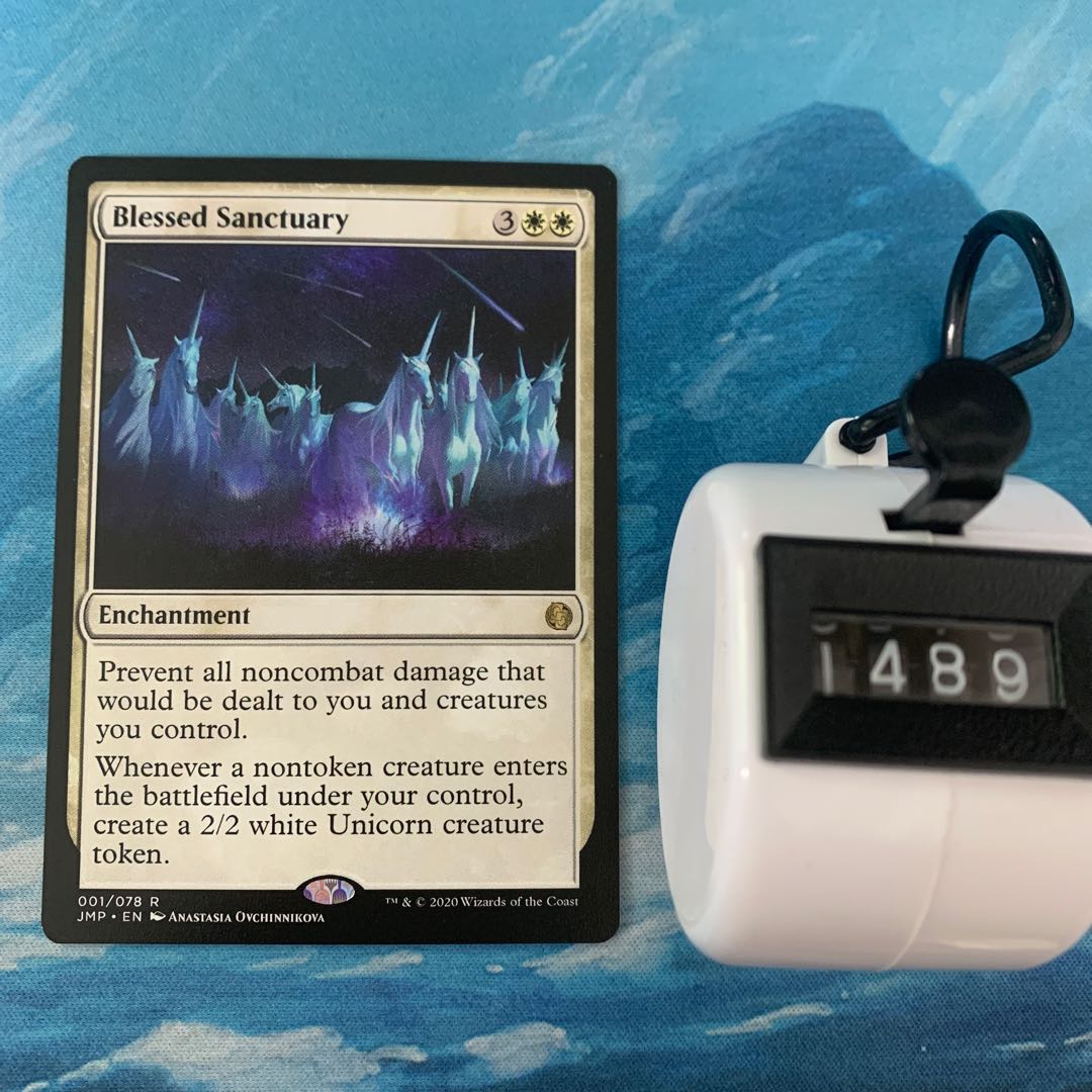 MTG 4-card Blessed Sanctuary