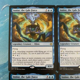 MTG 4-card Inniaz, the Gale Force
