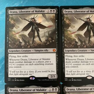MTG 4 cards Drana, Liberator of Malakir