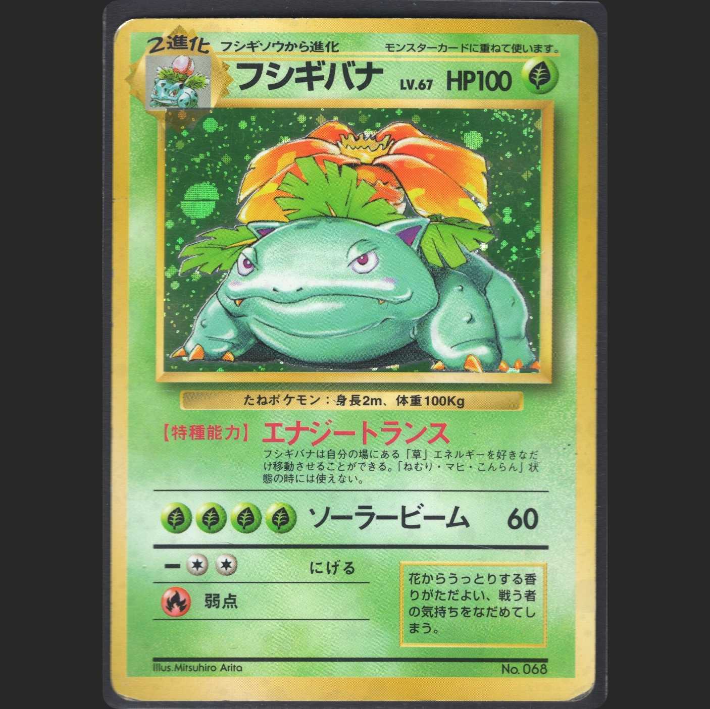 Venusaur LV.67 [Poor] Old back unmarked / Management: MP0012