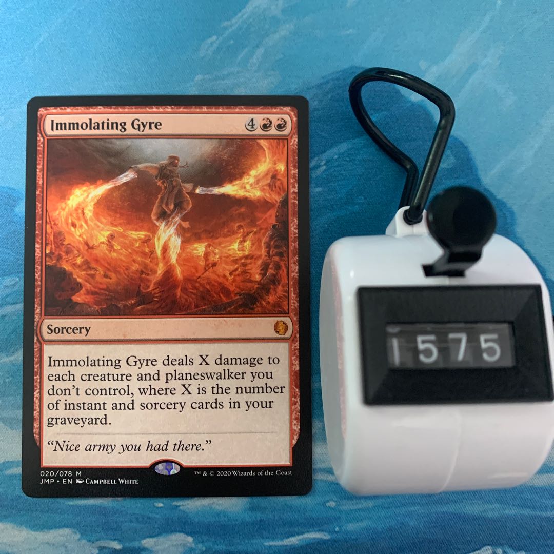 MTG 3-card Immolating Gyre
