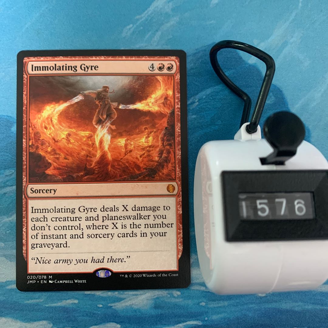MTG 3-card Immolating Gyre