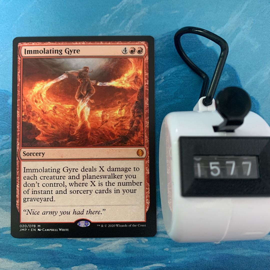 MTG 3-card Immolating Gyre