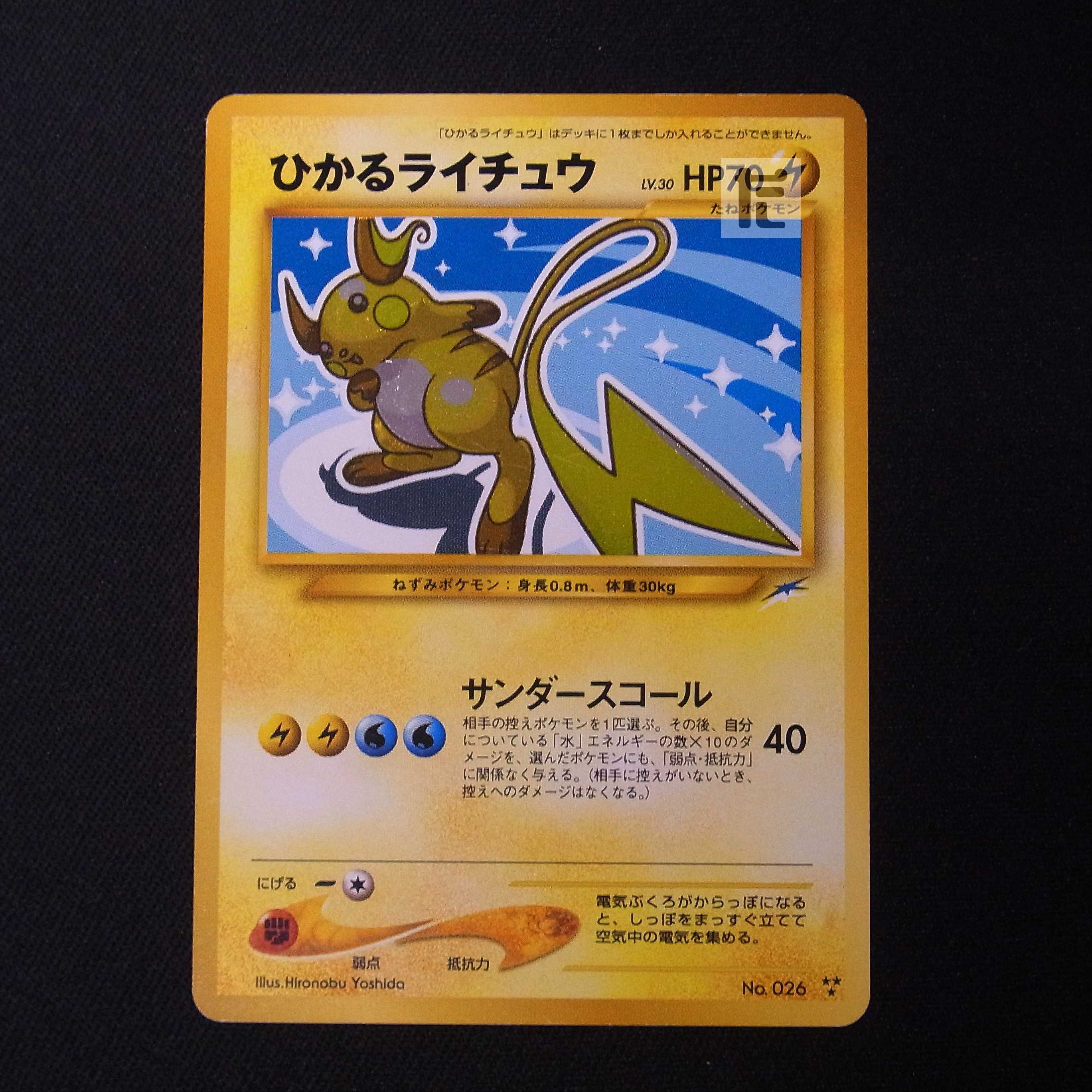 Hikaru Raichu LV.30 [Plaid] Old back/management:▼MP0030