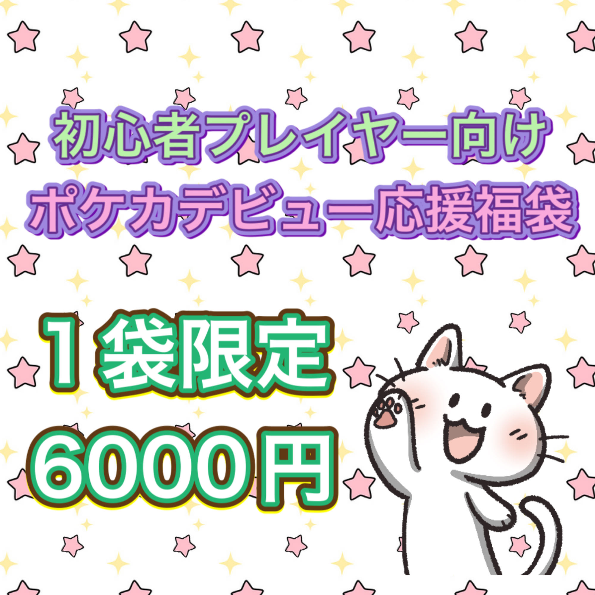 初心者応援福袋♪ 1袋限定　6000円 1枚