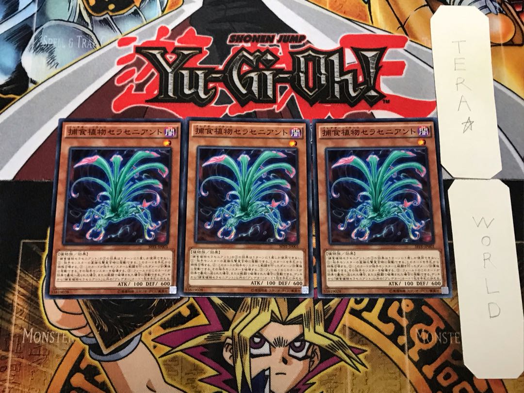 捕食植物セラセニアント 1 ノーマル 3枚セット てら