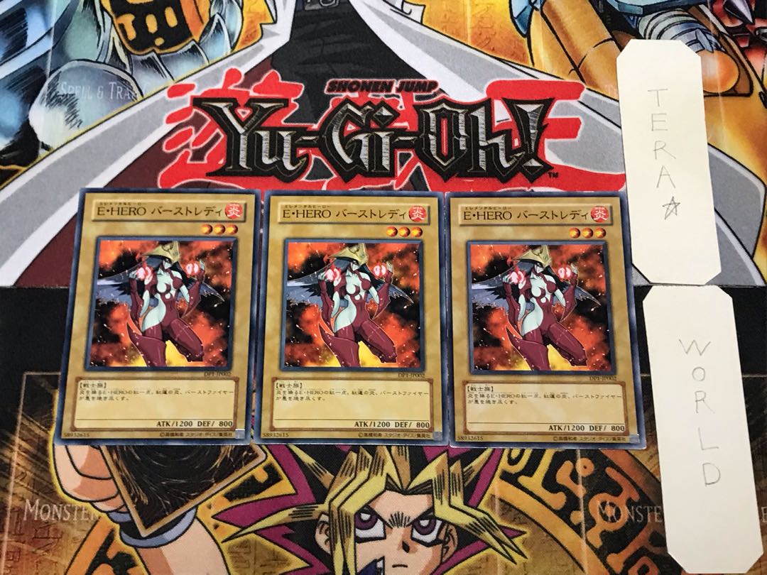 E・HERO バーストレディ 3 ノーマル 3枚セット てら