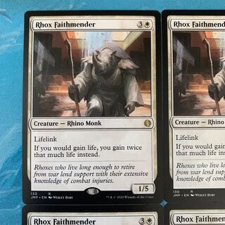 MTG 3 cards Rhox Faithmender