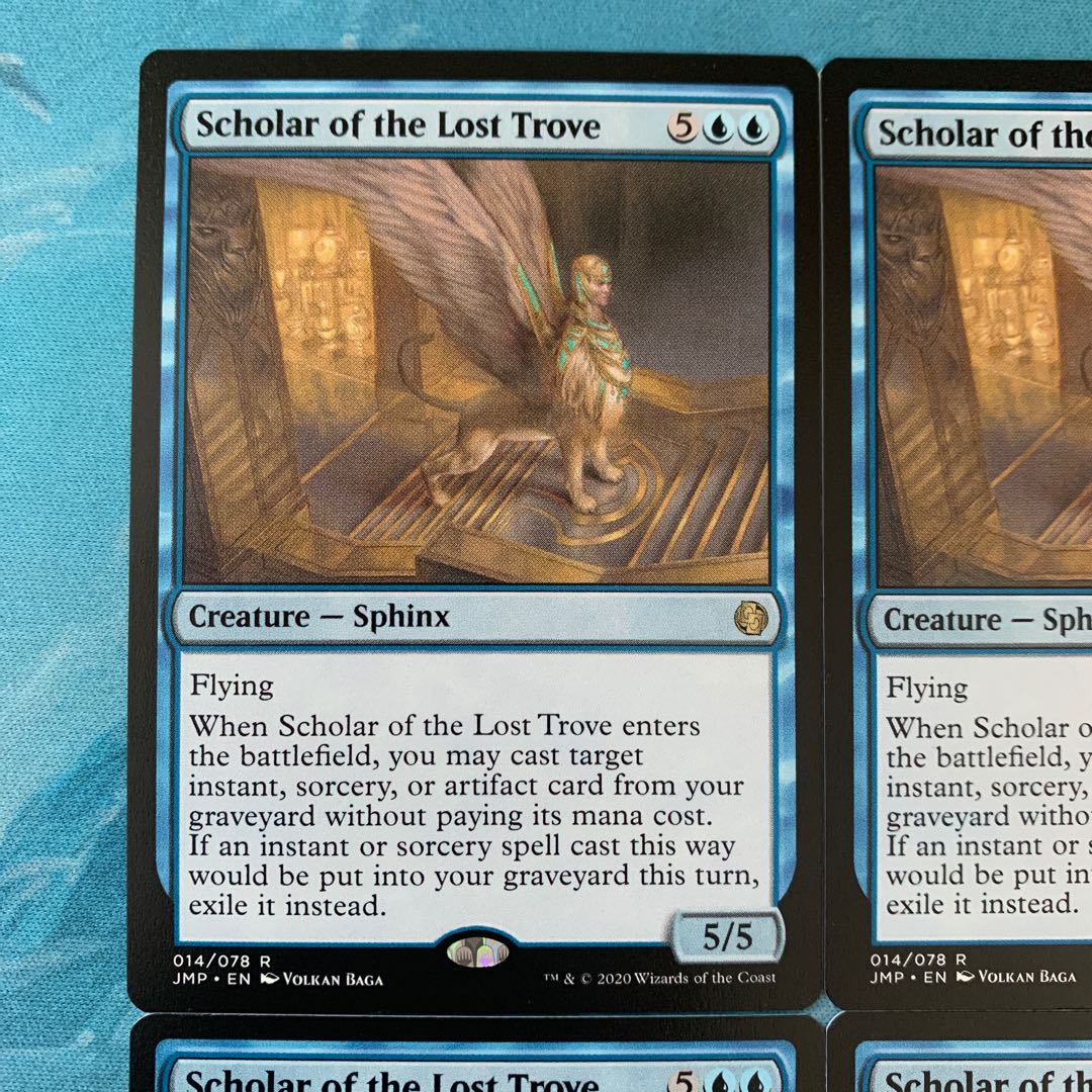 MTG 4-card Scholar of the Lost Trove