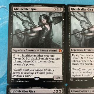 MTG 4-card Ghoulcaller Gisa