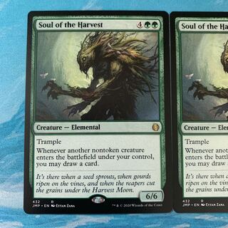 MTG 2 cards Soul of the Harvest