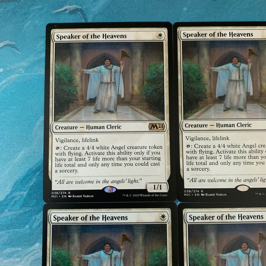 MTG 4-card Speaker of the Heavens