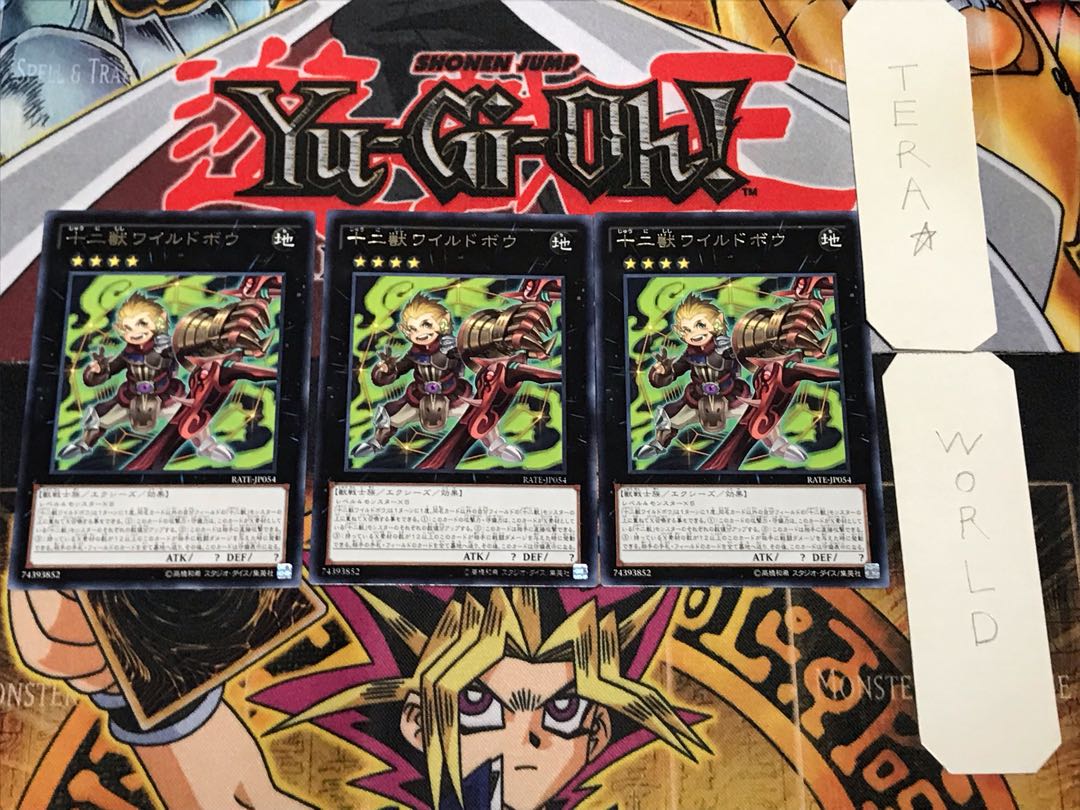 十二獣ワイルドボウ 1 レア 3枚セット てら