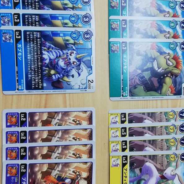 プロモ16枚　プチメラモン　ガブモン　アンティラモン　ゴブリモン　デジモンカード