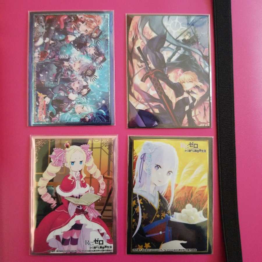 イリア & エミリア & ベアトリス & 戸山香澄 サインカード