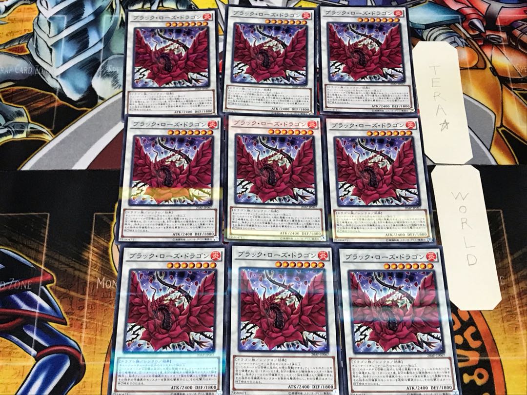 Black Rose Dragon 1 Normal Parallel 9-card set Tera