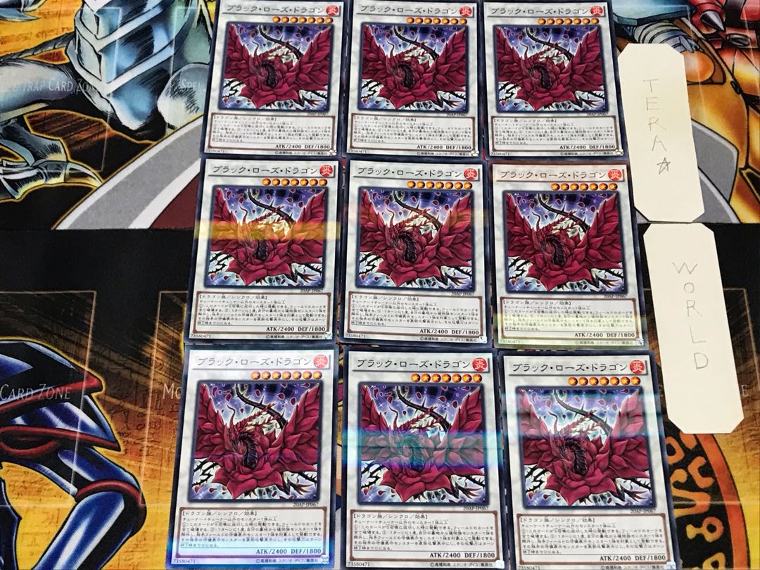 Black Rose Dragon 4 Normal Parallel 9-card set Tera