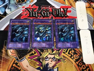 Blue-Eyes Ultimate Dragon 2nd period ver 3 Super Parallel 3-card set Tera