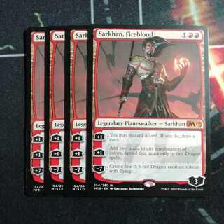 火の血脈、サルカン　４枚　英語