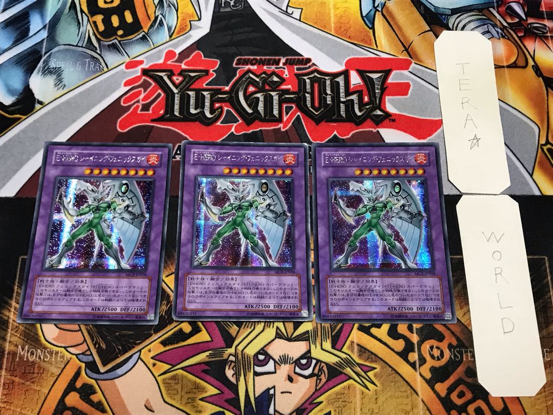 Elemental HERO Shining Phoenix Enforcer 3 Secret 3-card set Tera