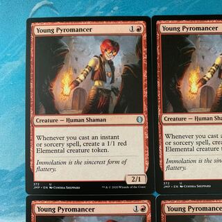 MTG 4 cards Young Pyromancer