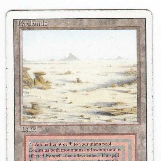 RV Badlands (English) Revisited Dual Land MTG 114-1