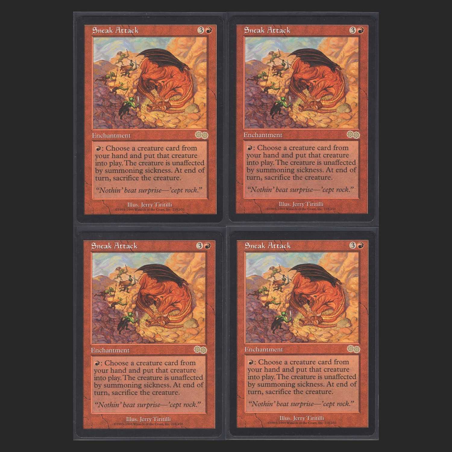 【英】騙し討ち [USG]【ニアミント】4枚セット/管理:MM0047A