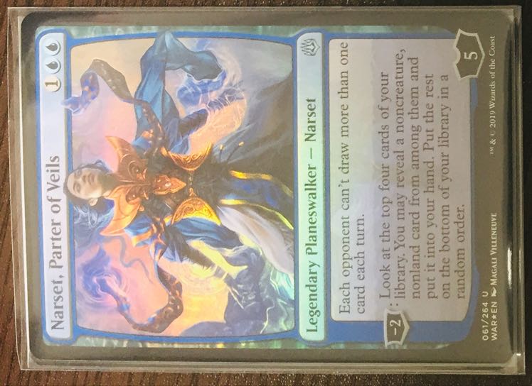 FOIL narset, parter of the veil 英 ナーセット 1枚