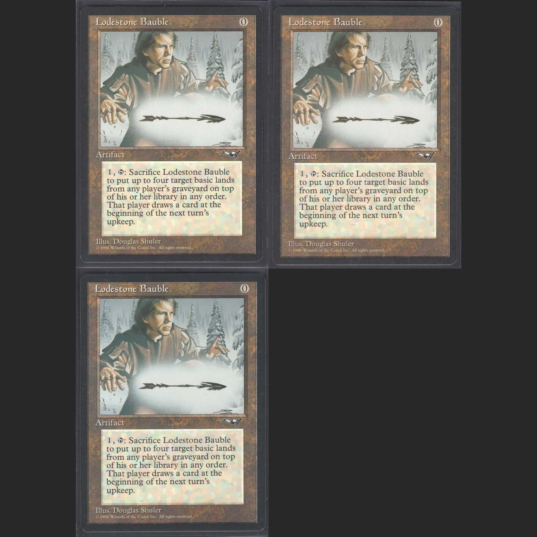 残りわずか Mtg Lodestone Bauble All 4枚セット Lacistitis Es 残りわずか Mtg Lodestone Bauble All 4枚セット Lacistitis Es