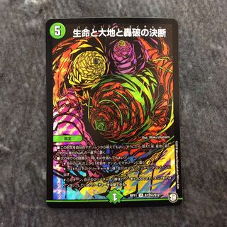 （美品）生命と大地と轟破の決断　SR　シークレット　S12秘/S12