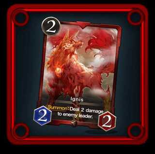 スピリットⅢ 文明 赤 召喚時:イグニスを２枚手札に加える