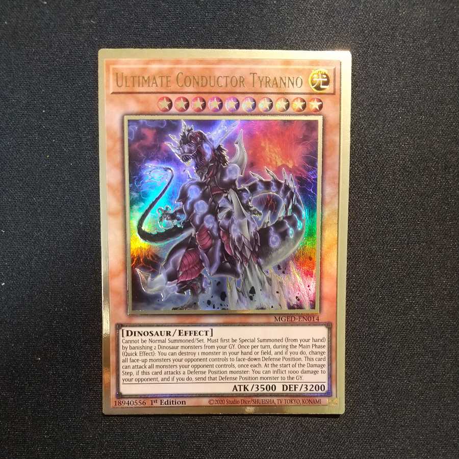 究極伝導恐獣 英語 プレミアムゴールドレア