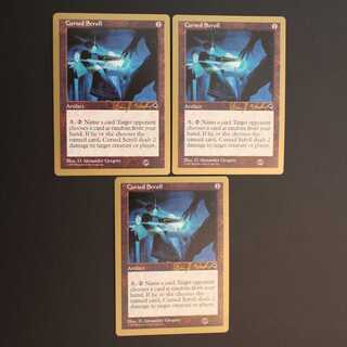 WCD【呪われた巻物】英語 3枚セット 金枠