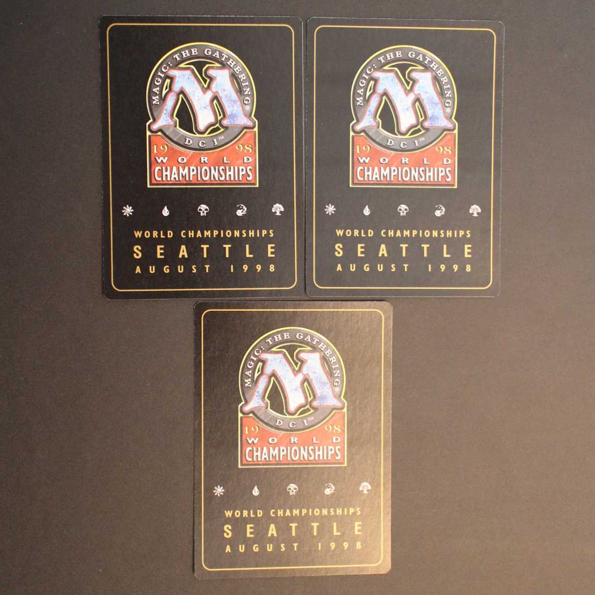 WCD【呪われた巻物】英語 3枚セット 金枠