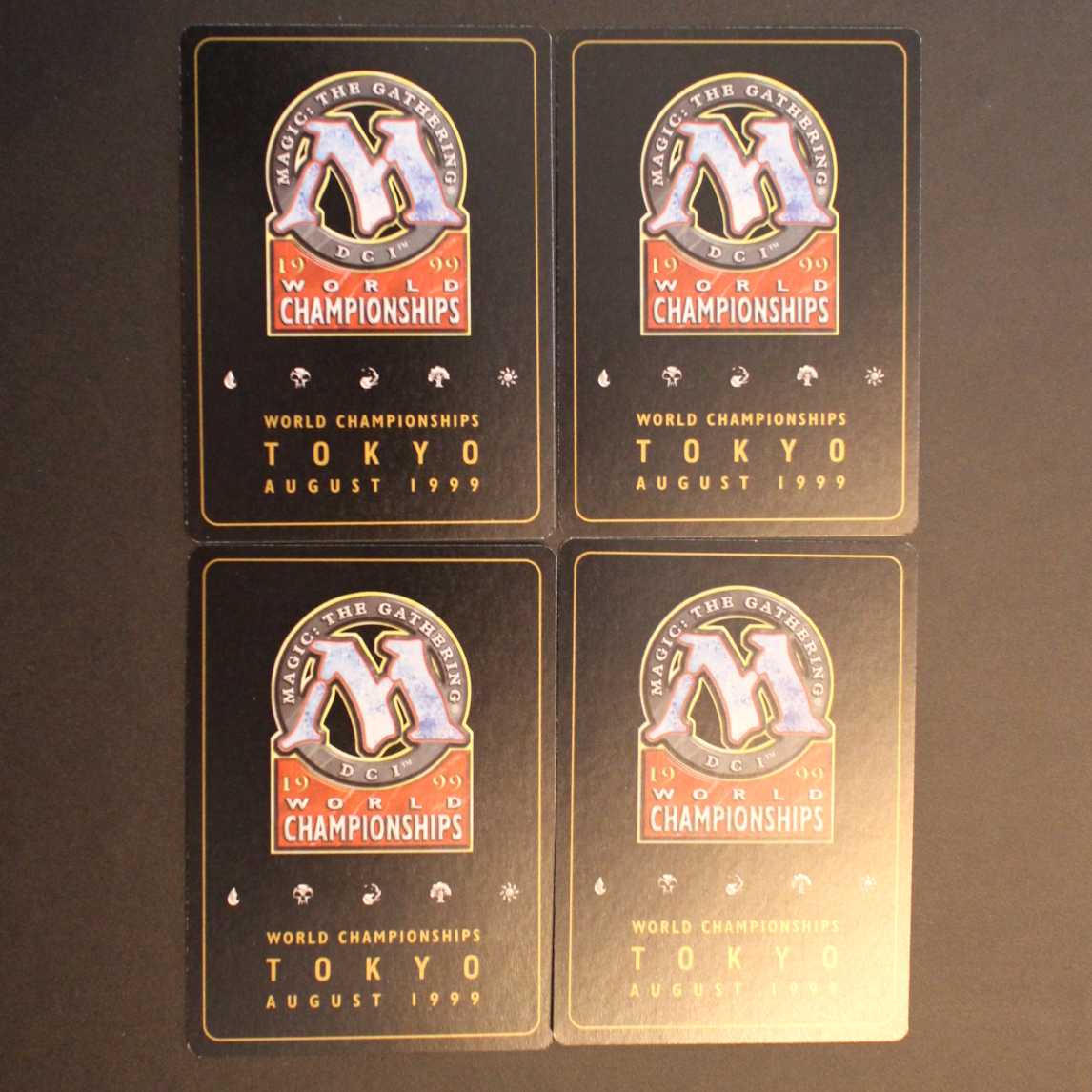 WCD [Wildfire] English, set of 4, gold frame