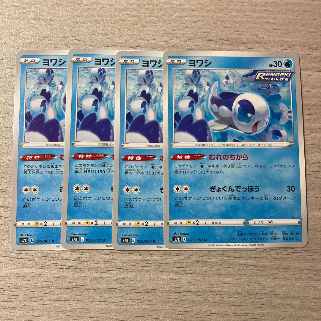 【特価】ヨワシ 4枚