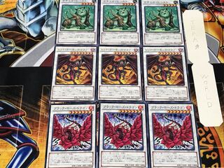 ブラックローズ レッド・デーモンズ ナチュル・ 3 ノーマル 各3枚セット