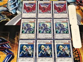 A・O・J ジャンク・ウォリアー ブラック・ローズ 4 ノーマル 各3枚セット