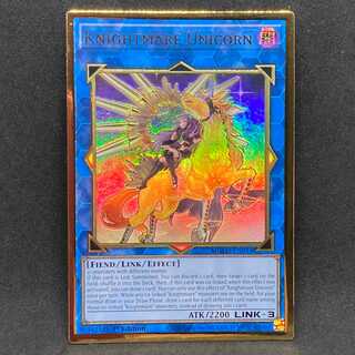 Yu-Gi-Oh English Illustration Different Knightmare Unicorn MGED Premium Gold