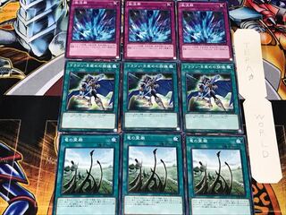 竜の霊廟 ドラゴン・目覚め 激流葬 1 ノーマル 各3枚セット