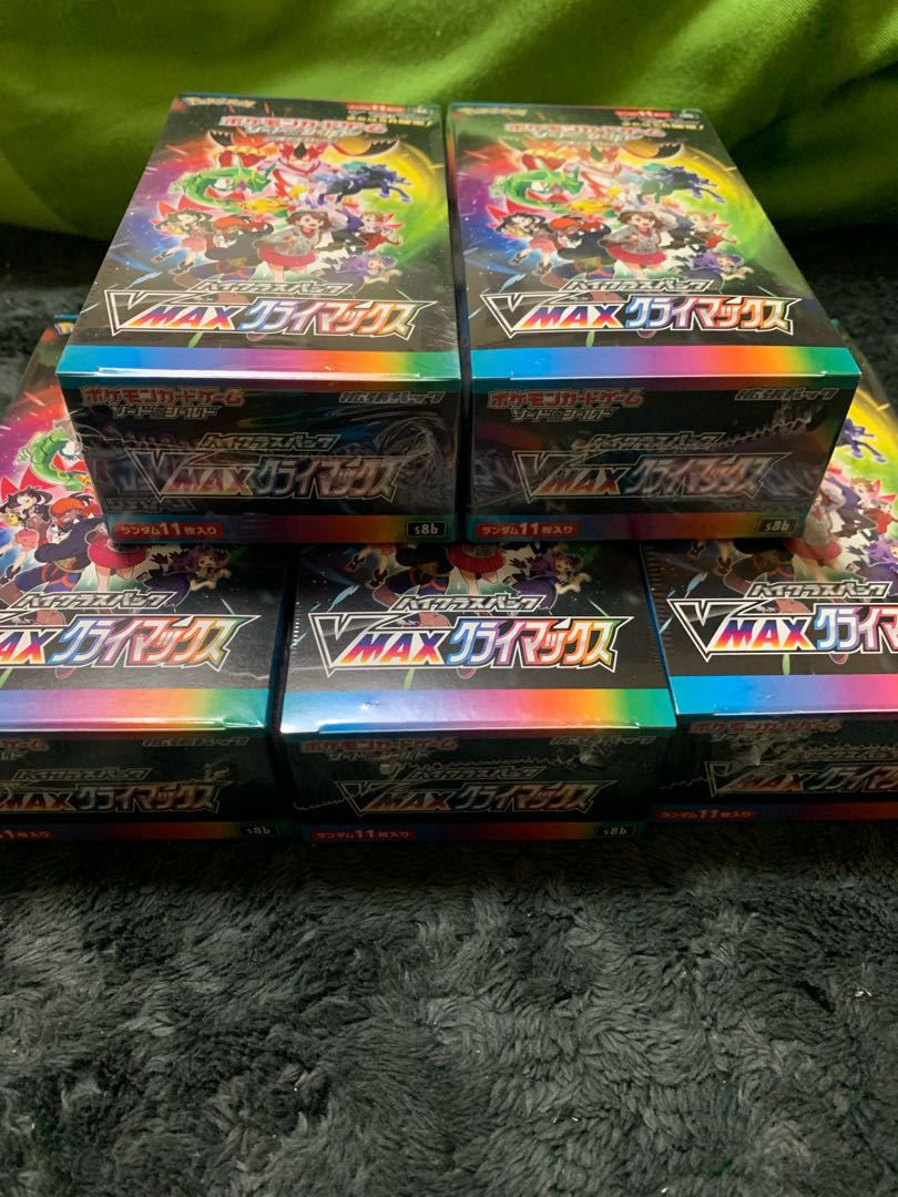 ポケカ【vmaxクライマックス5box】「新品・未開封」シュリンク付き