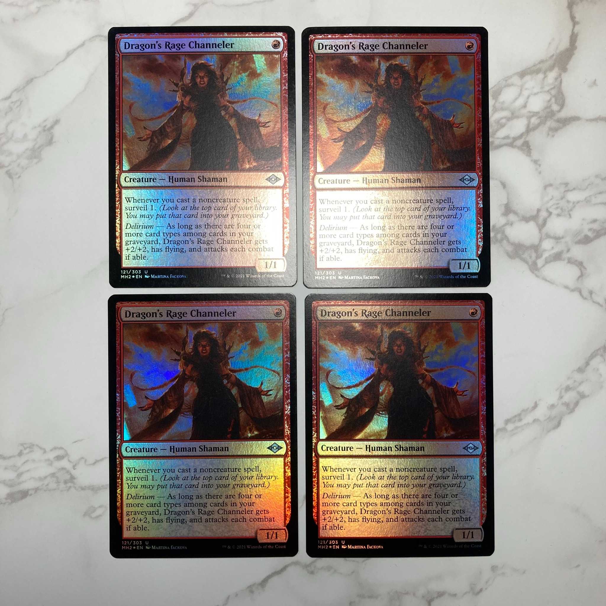 Dragon's Rage Channeler English Foil x4