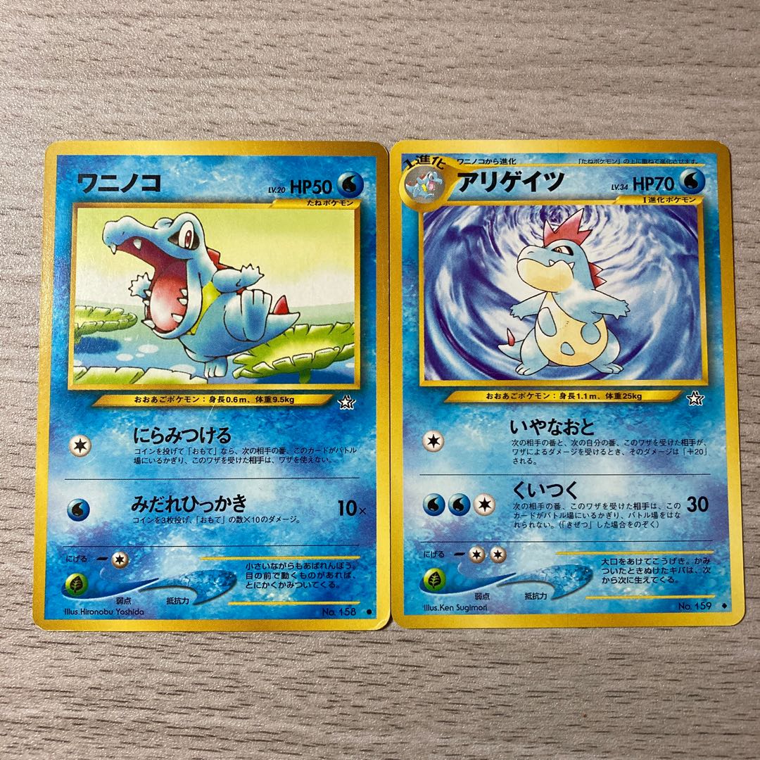 旧裏 ワニノコ、アリゲイツ