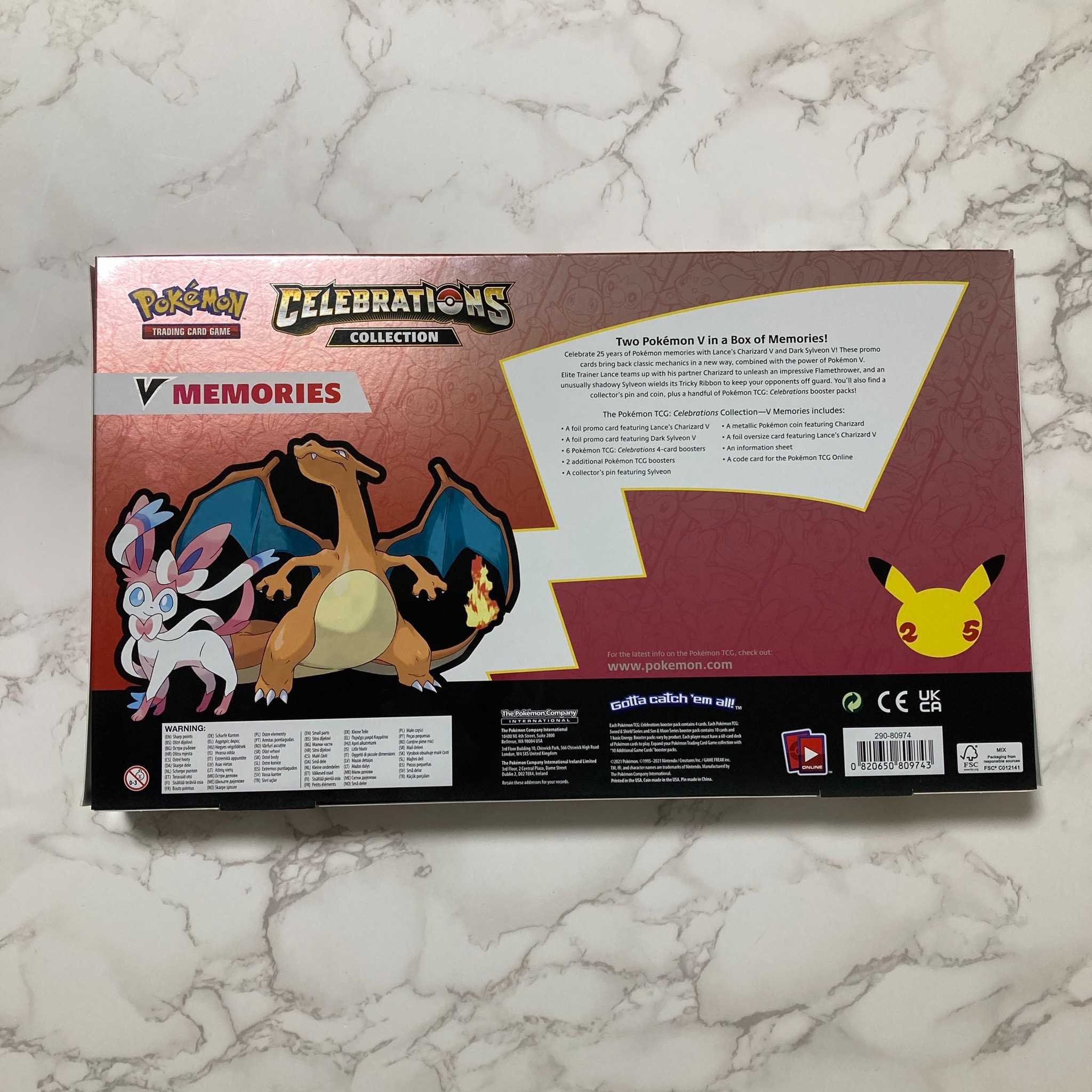 25th collection V memories & DragoniteV BOX set