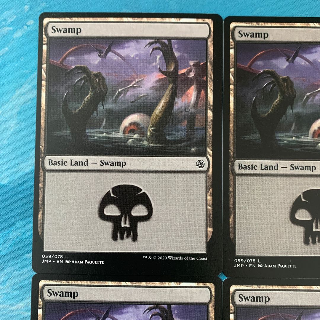 MTG 4 cards Swamp