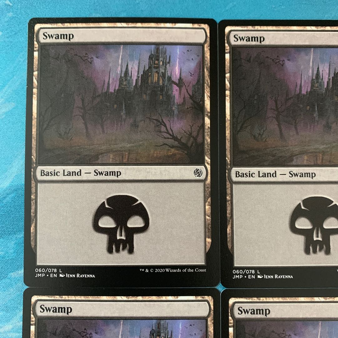 MTG 4 cards Swamp