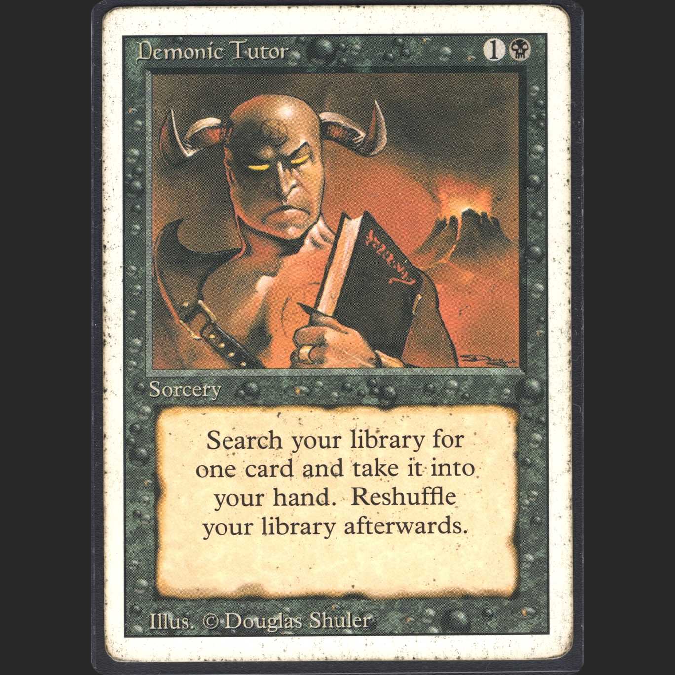 [English] Demonic Tutor [3ED] [Poor] / Management: MM0300A