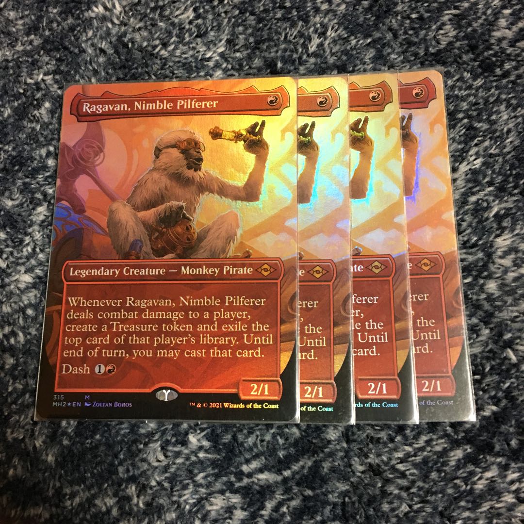 敏捷なこそ泥、ラガバン　ボーダーレスfoil 4枚