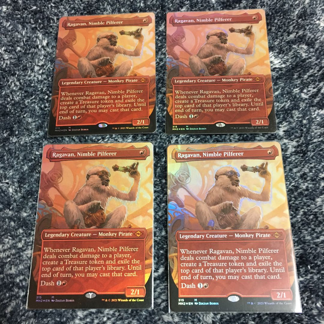 敏捷なこそ泥、ラガバン　ボーダーレスfoil 4枚